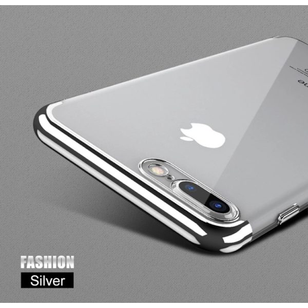 iPhone 7 PLUS - Stilrent Exklusivt Silikonskal från FLOVEME Blå