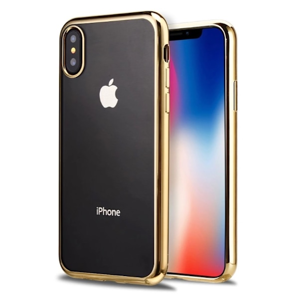 iPhone X -  Praktiskt Silikonskal Hög kvalitet Röd