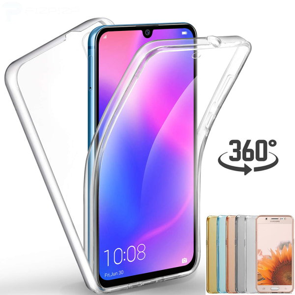 Samsung Galaxy A71 - Heltäckande Silikonskal Transparent/Genomskinlig