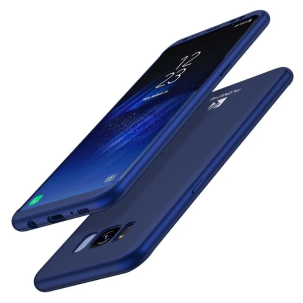 Suojaava tyylikäs kaksipuolinen kansi - Samsung Galaxy S7 Edge Blå