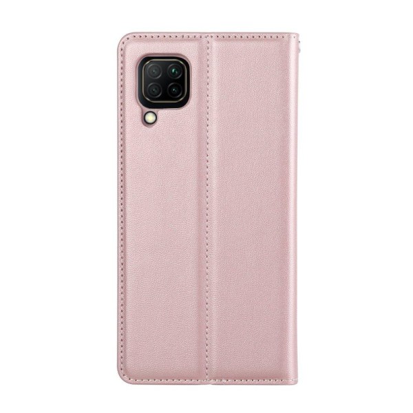 Elegant Plånboksfodral (HANMAN) - Samsung Galaxy A42 Rosaröd