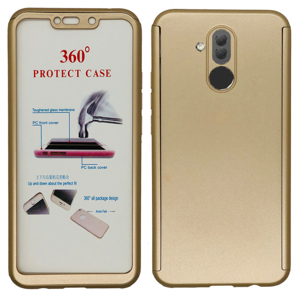 Stilsäkert Dubbelsidigt Skal - Huawei Mate 20 Lite Guld