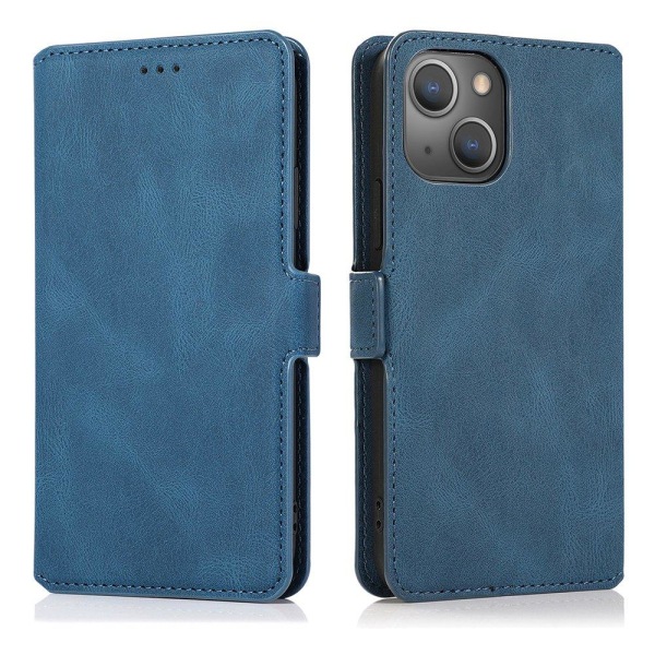 Stilfuldt Floveme Wallet Cover - iPhone 13 Mini Mörkblå