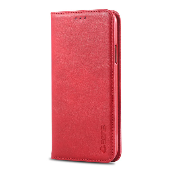 iPhone XS MAX - Kraftfullt Exklusivt Retro Plånboksfodral Röd