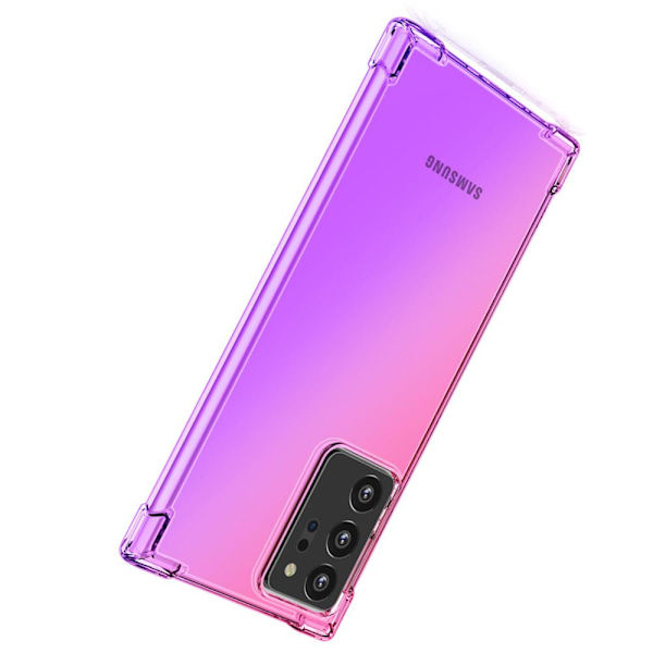 Genomtänkt Skyddsskal - Samsung Galaxy Note 20 Ultra Blå/Rosa