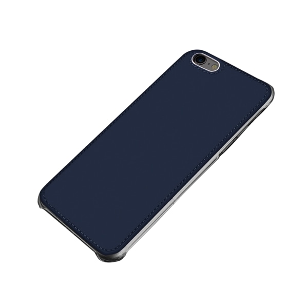 Deksel i minimalistisk design (PU-skinn) til iPhone 6/6S Guld