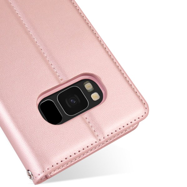Stilfuldt Wallet cover fra Hanman - Samsung Galaxy S10 Rosaröd