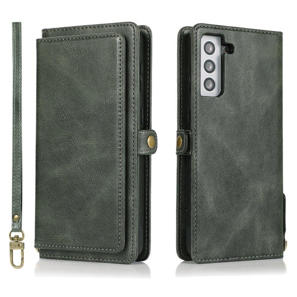 Tankevækkende 2-1 Wallet Case - Samsung Galaxy S21 Svart