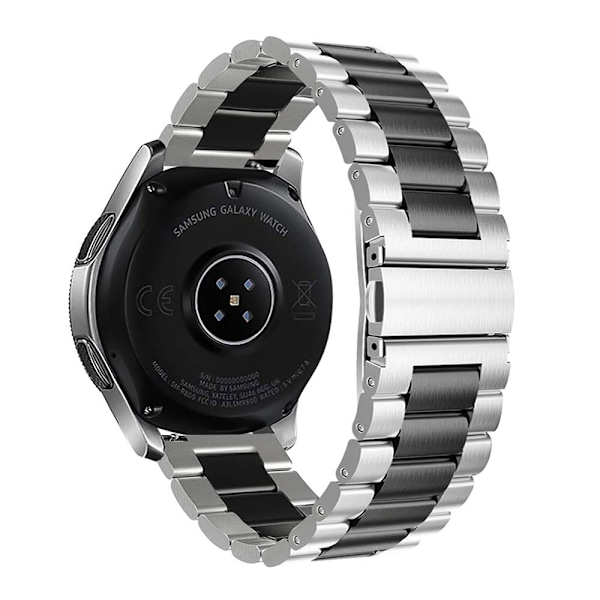 Klocklänk Robust Smart 22MM Rostfritt Stål Silver