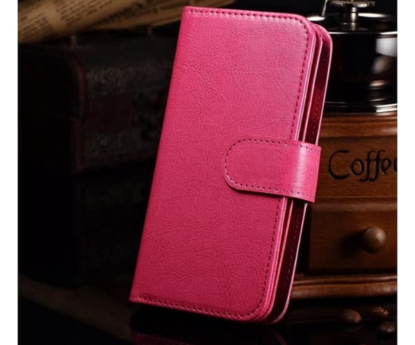 iPhone 6/6S - Stilrent Plånboksfodral i Läder från ROYBEN (ROSA) Rosa Rosa
