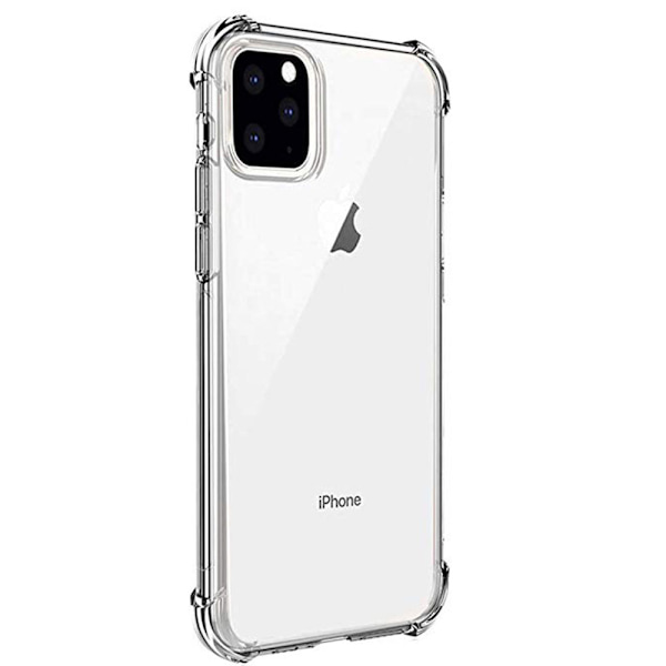 iPhone 11 Pro - Kraftfullt Robust Extra Skydd Silikonskal Transparent/Genomskinlig