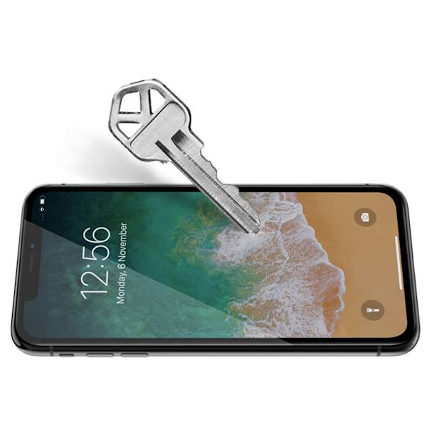 D:fence Skärmskydd (2-PACK) till iPhone XR (Ram) Svart