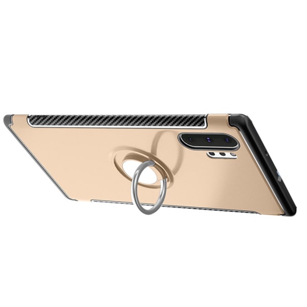 Tyylikäs kansi sormustelineellä FLOVEME - Samsung Galaxy Note10+ Blå