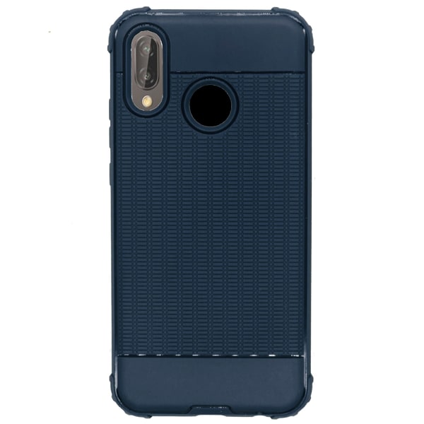 Huawei P20 Lite - Praktisk beskyttelsescover (LEMAN) Mörkblå