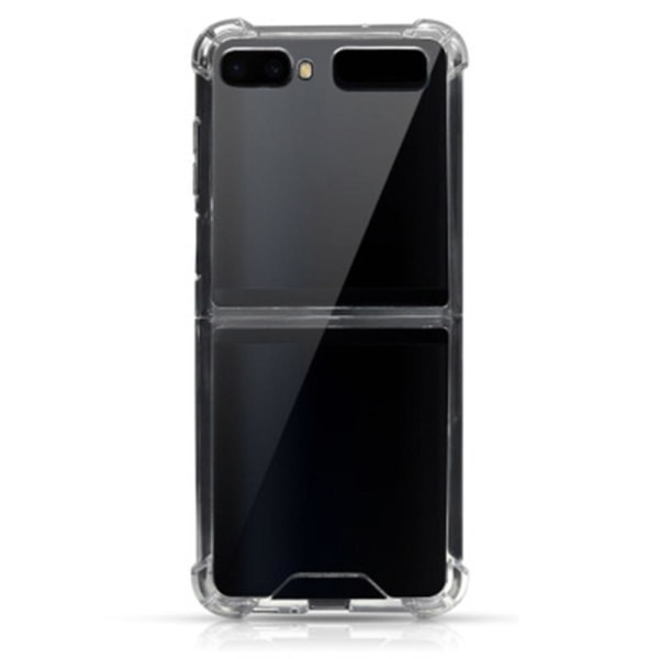 Beskyttende stilfuldt FLOVEME Cover - Samsung Galaxy Z Flip Genomskinlig