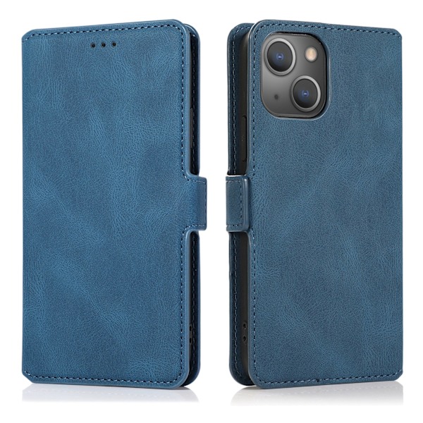 Plånboksfodral/3-Kortfack/Flip-Funktion/Matt Finish - iPhone 15 Brun