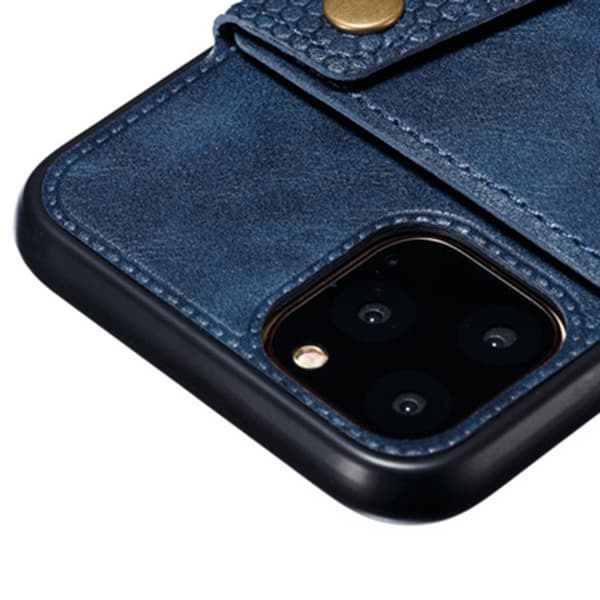 Tyylikäs kuori korttipaikalla - iPhone 13 Pro Svart