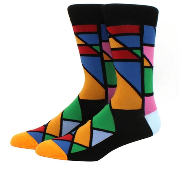 7 kpl värikkäitä sukkia Flerfärgad