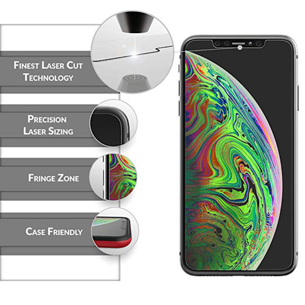 5-PACK Skärmskydd för iPhone X (MyGuard) Screen-Fit