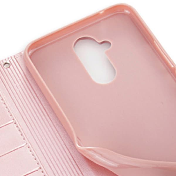 Mate 20 Lite - Elegant Pungetui i PU-Læder fra Hanman Svart