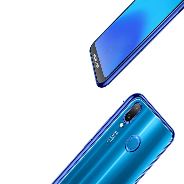 Huawei P20 Lite - Electroplated Stilsäkert Silikonskal (FLOVEME) Röd