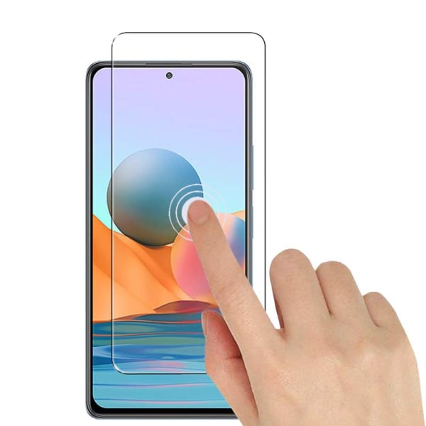 2-PAKK Redmi Note 10 Pro skjermbeskytter Beskyttende film skjermbeskytter Transparent