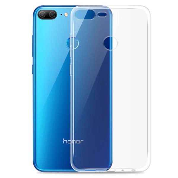 Gjennomtenkt silikondeksel - Huawei Honor 9 Lite Transparent/Genomskinlig