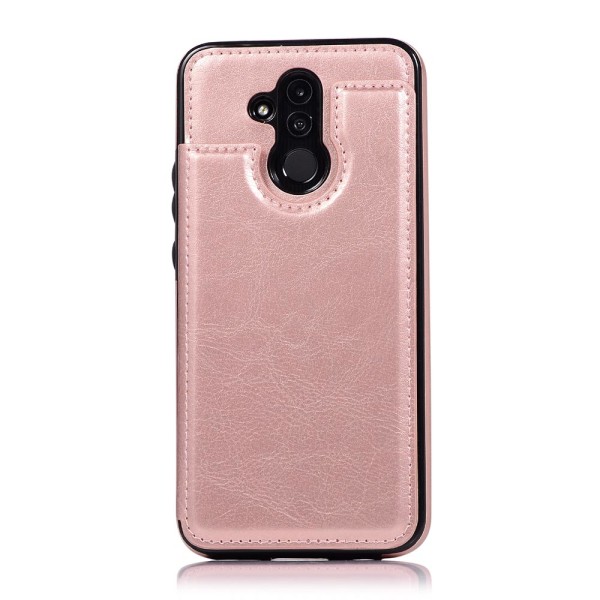 Elegant Smart Cover med kortrum - Huawei Mate 20 Lite Rosa
