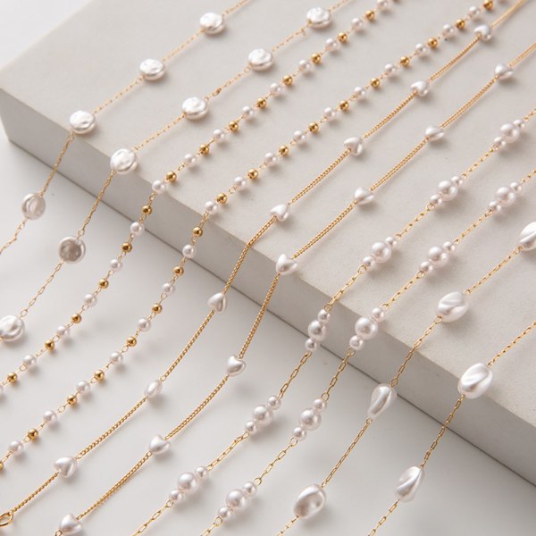 Elegant Pearls brillesnor (senilsnor) Pearl+Copper