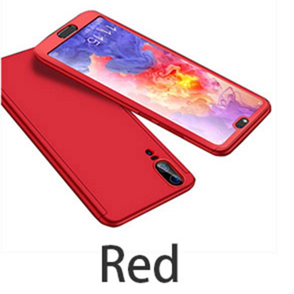Exklusivt Smart Dubbelskal - Huawei P20 Röd