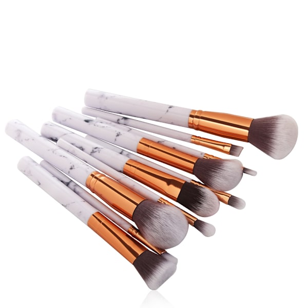 Elegant Sminkborst Set Patie-Minerals 10St Rosa/Roséguld