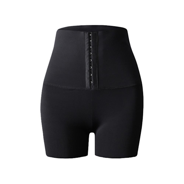 Kvinnors Yogashort Yogabyxor Hög Midja Gym Leggings Svart S