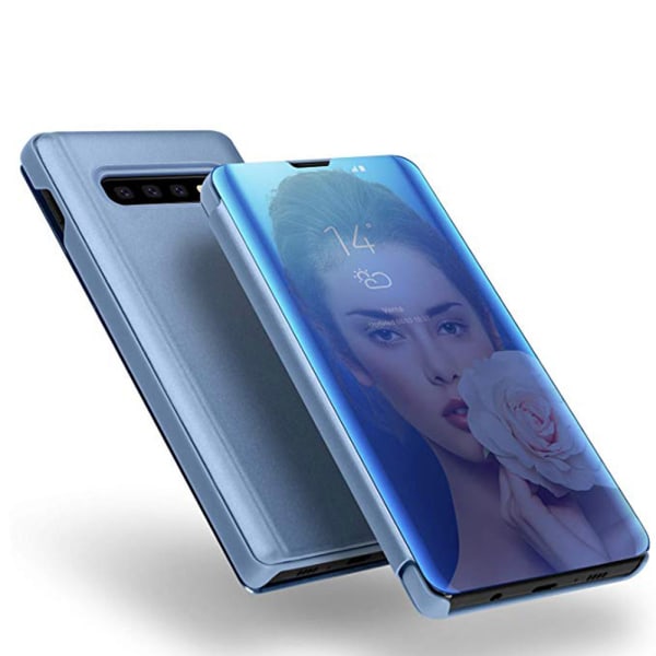 Samsung Galaxy S10E - Effektfullt Elegant Fodral Himmelsblå