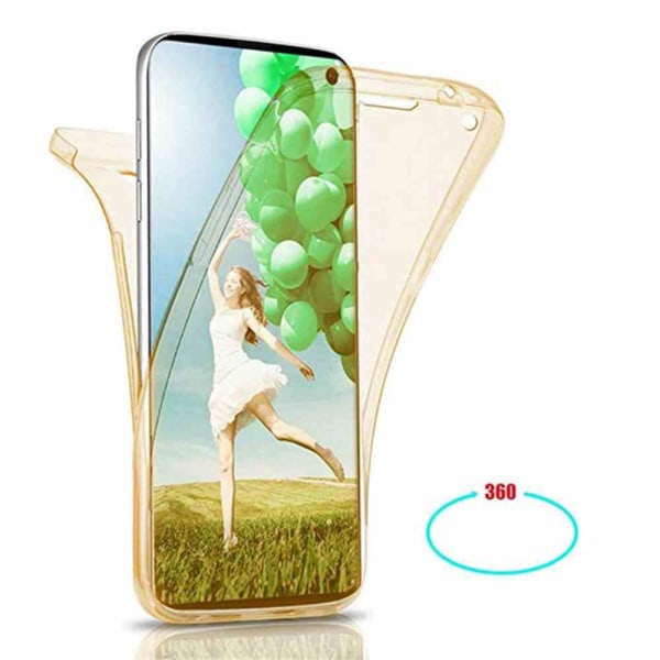 Stødabsorberende glat dobbeltskal silikone - Samsung Galaxy Note10 Guld Guld