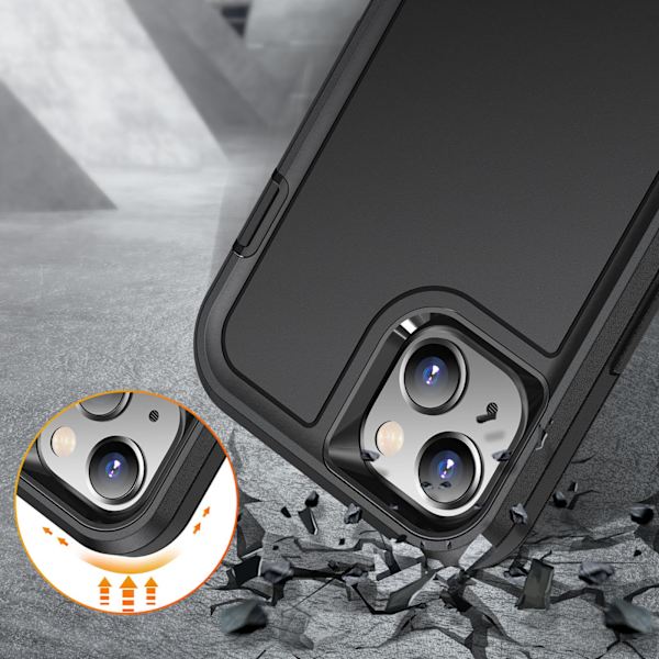 Elegant och Funktionellt Skal för iPhone 14 Plus Grön