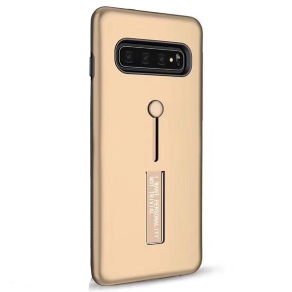 Stilrent Praktiskt Skal (KISSCASE) för Samsung Galaxy S10 Plus Guld