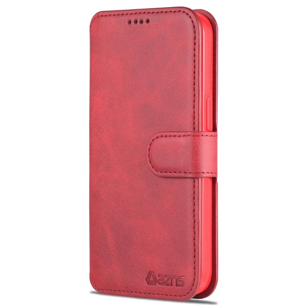 Glat Yazunshi Wallet Cover - iPhone 14 Röd