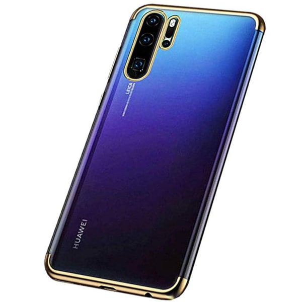 Skyddande Stilsäkert Silikonskal (Leman) - Huawei P30 Pro Röd