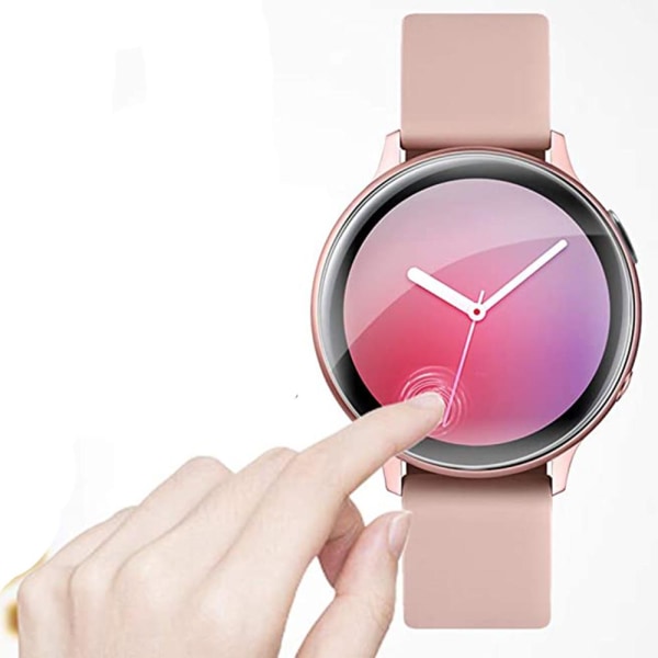 Galaxy Watch Active1 Mjukt Skärmskydd PET 40mm R500 Transparent/Genomskinlig