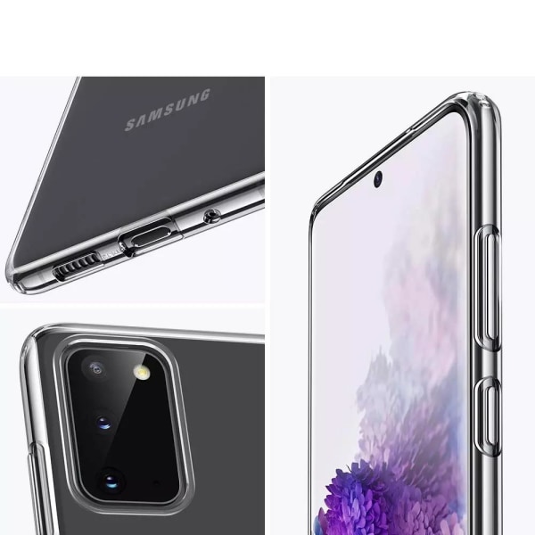 St�td�mpande Silikonskal (Floveme) - Samsung Galaxy S20 FE Transparent/Genomskinlig