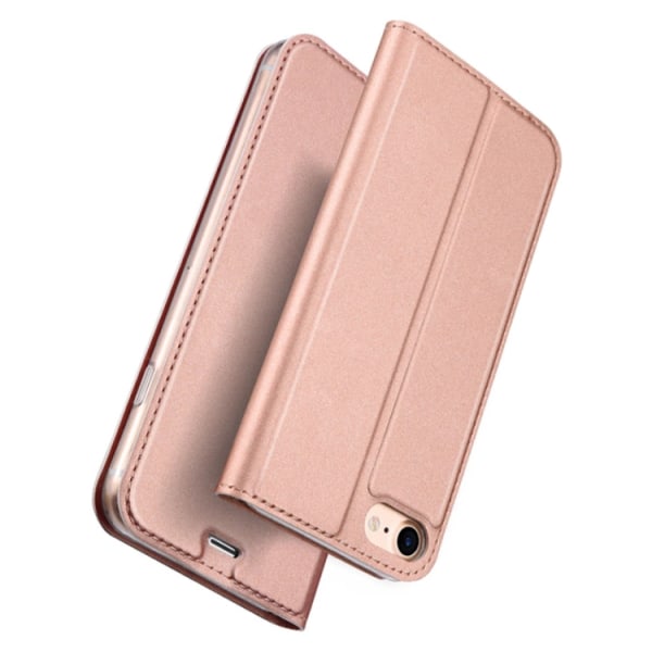 DUX DUCIS Exklusiva Stilrena Skal Kortfack iPhone 7 (MAX SKYDD) Roséguld