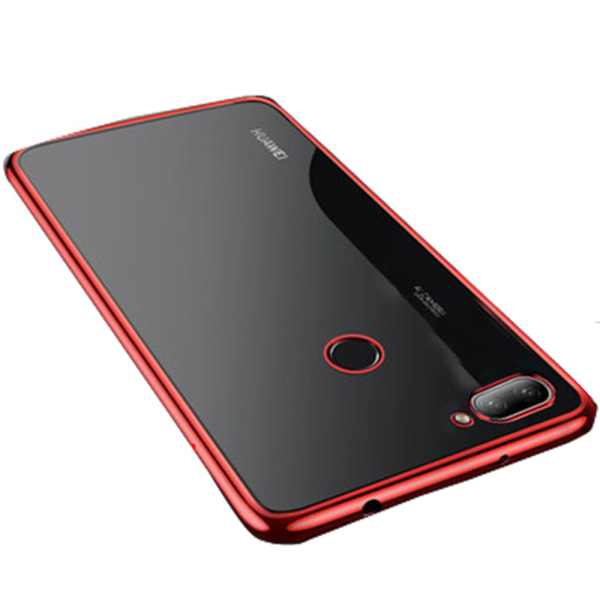 Huawei P Smart 2018 - Suojaava silikonisuojus Flovemelta Röd