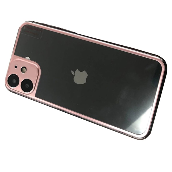 ProGuard Aluminium Baksida Skärmskydd iPhone 11 + Titanlegerings Guld