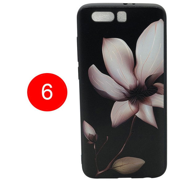 LEMAN cover med blomstermotiv til Huawei Honor 9 2