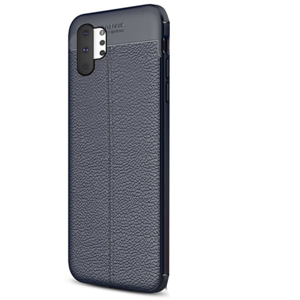 Effektivt silikonecover - Samsung Galaxy Note10 Plus Mörkblå