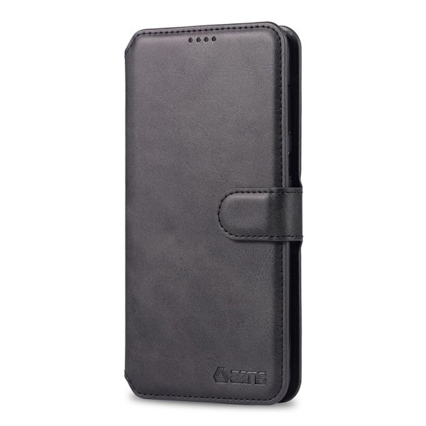 Praktisk AZNS Wallet etui - Samsung Galaxy A40 Svart
