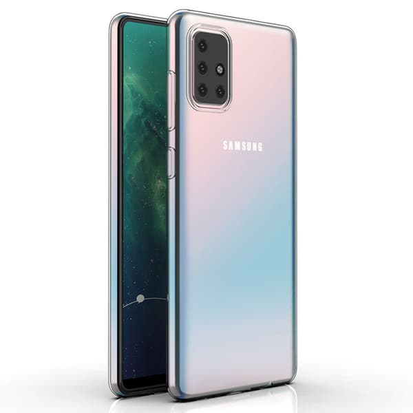 Samsung Galaxy A71 - Silikondeksel Transparent