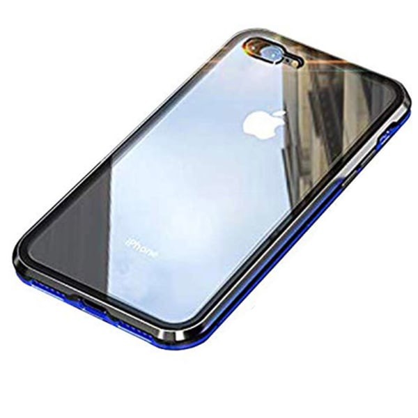Kaksipuolinen magneettikuori - iPhone 8 Blå