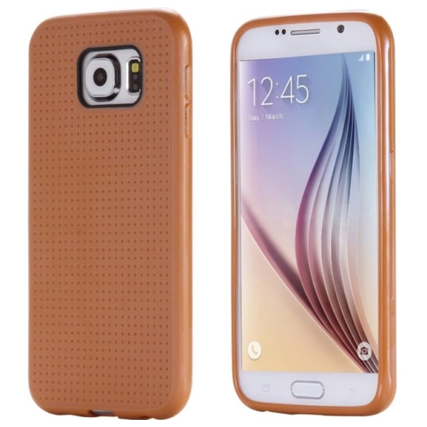 Beskyttende, praktisk silikonetui - Samsung Galaxy S7 Edge Brun