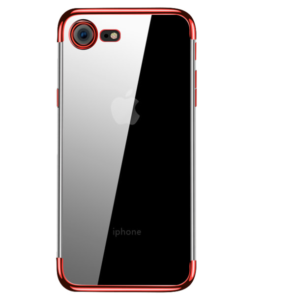 Tyylikäs eksklusiivinen suojaava silikonikotelo iPhone 8:lle (MAX PROTECTION) Roséguld